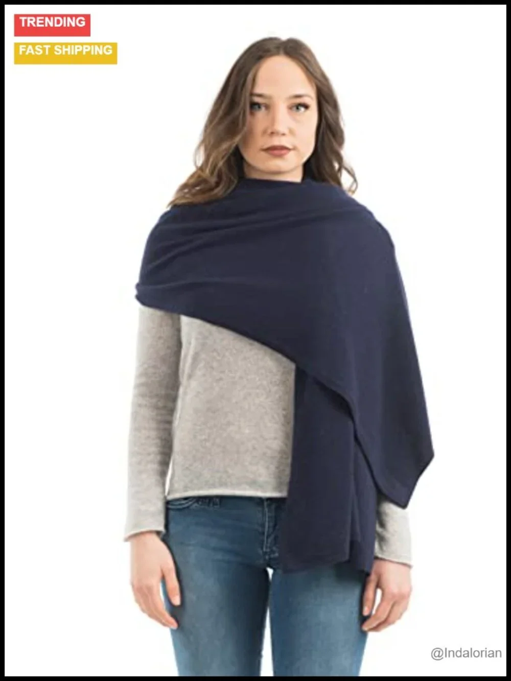 Wool Cashmere Blend Stole Shawl Wrap for Women Evening Gala Wedding